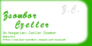 zsombor czeller business card